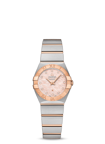 Omega Constellation 123.20.24.60.57.003 Pink 24.00 mm Quartz