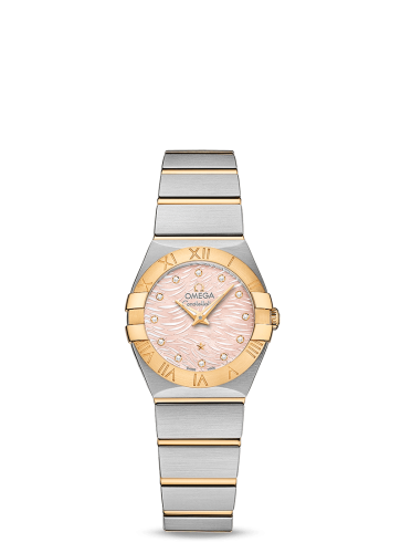 Omega Constellation 123.20.24.60.57.004 Pink 24.00 mm Quartz