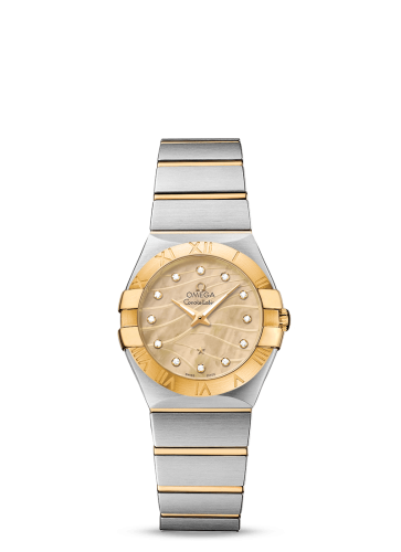 Omega Constellation 123.20.27.60.57.001 Champagne 27.00 mm Quartz