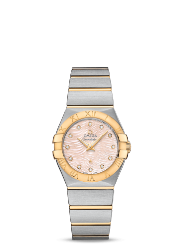 Omega Constellation 123.20.27.60.57.005 Pink 27.00 mm Quartz