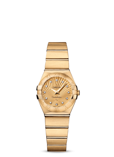 Omega Constellation 123.50.24.60.58.001 Champagne 24.00 mm Quartz