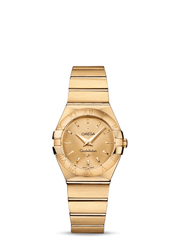 Omega Constellation 123.50.27.60.08.001 Champagne 27.00 mm Quartz