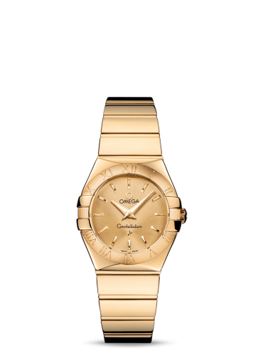 Omega Constellation 123.50.27.60.08.002 Champagne 27.00 mm Quartz