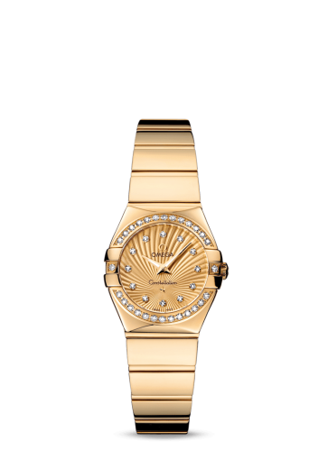 Omega Constellation 123.55.24.60.58.002 Champagne 24.00 mm Quartz