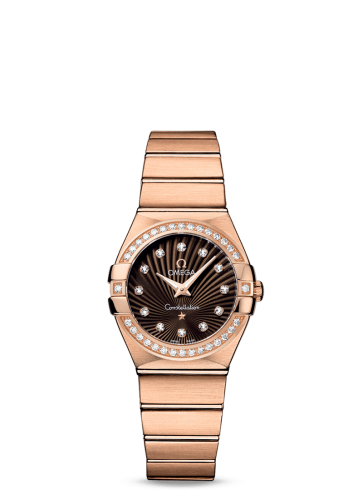 Omega Constellation 123.55.27.60.63.001 Brown 27.00 mm Quartz