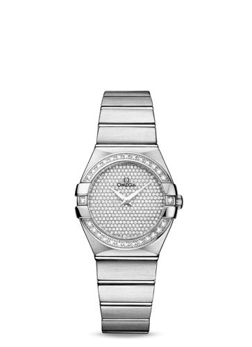 Omega Constellation 123.55.27.60.99.001 Paved 27.00 mm Quartz