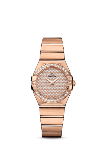 Omega Constellation 123.55.27.60.99.004 Paved 27.00 mm Quartz