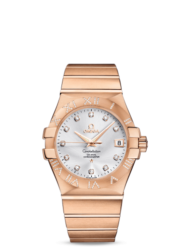 Omega Constellation 123.55.35.20.52.003 Silver 35.00 mm Automatic