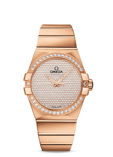 Omega Constellation 123.55.38.20.99.004 Paved 38.00 mm Automatic