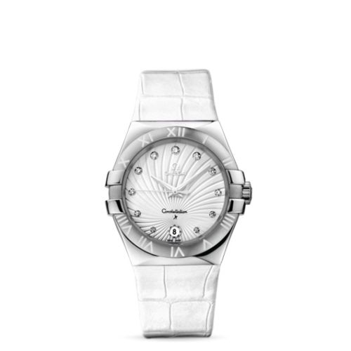 Omega Constellation 123.13.35.60.52.001 White 35.00 mm Quartz