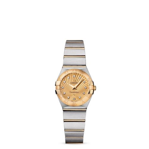 Omega Constellation 123.20.24.60.58.001 Champagne 24.00 mm Quartz