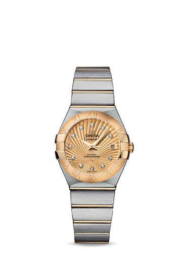 Omega Constellation 123.20.27.20.58.001 Champagne 27.00 mm Automatic