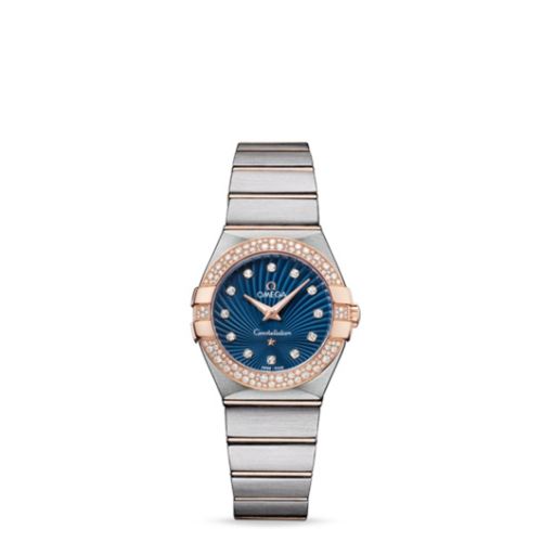 Omega Constellation 123.25.27.60.53.001 Blue 27.00 mm Quartz