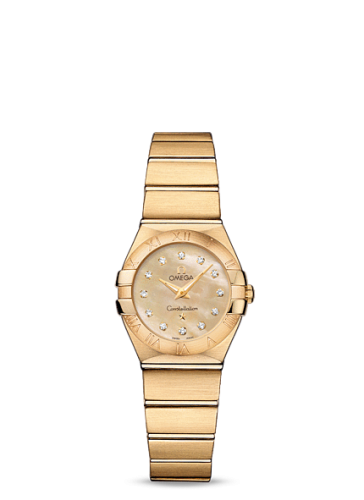 Omega Constellation 123.50.24.60.57.001 Champagne 24.00 mm Quartz