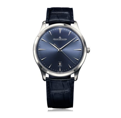Jaeger-LeCoultre Master Ultra Thin 128848S Blue 40.00 mm Automatic