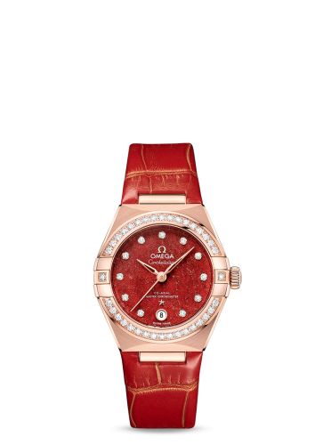 Omega Constellation 131.58.29.20.99.005 Red 29.00 mm Automatic