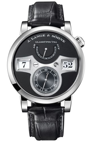 A. Lange & Sohne Zeitwerk 140.029 Black 41.90 mm Handwound