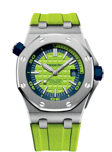 Audemars Piguet Royal Oak Offshore 15710ST.OO.A038CA.01 Green 42.00 mm Automatic