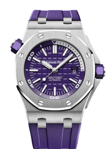 Audemars Piguet Royal Oak Offshore 15710ST.OO.A077CA.01 Purple 42.00 mm Automatic
