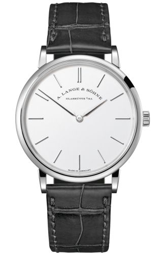 A. Lange & Sohne Saxonia 201.027 Silver 37.00 mm Handwound