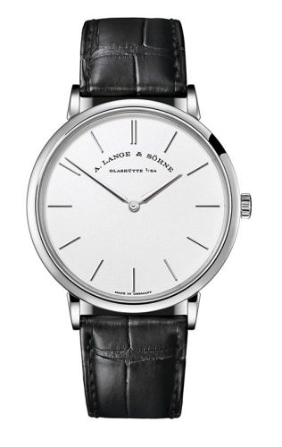 A. Lange & Sohne Saxonia 211.027 Silver 40.00 mm Handwound