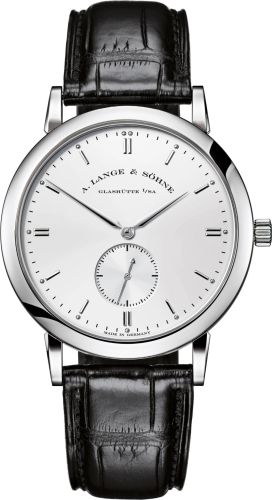 A. Lange & Sohne Saxonia 215.026 Silver 37.00 mm Handwound