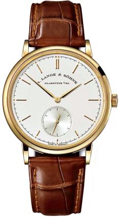A. Lange & Sohne Saxonia 216.021 Silver 37.00 mm Handwound