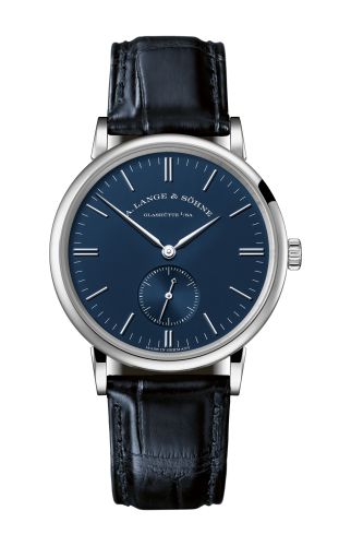 A. Lange & Sohne Saxonia 219.028 Blue 35.00 mm Handwound