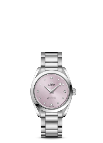 Omega Aqua Terra 220.10.28.60.60.001 Purple 28.00 mm Quartz