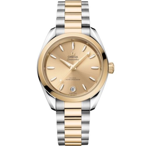 Omega Aqua Terra 220.20.34.20.08.001 Champagne 34.00 mm Automatic