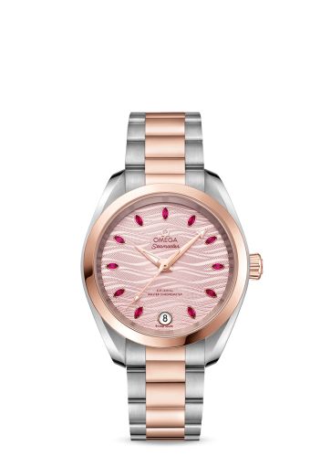 Omega Aqua Terra 220.20.34.20.60.001 Pink 34.00 mm Automatic