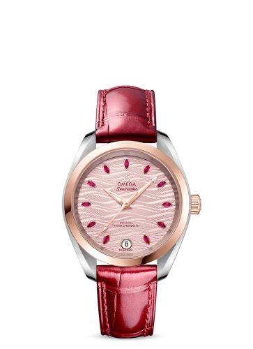 Omega Aqua Terra 220.23.34.20.60.001 Pink 34.00 mm Automatic