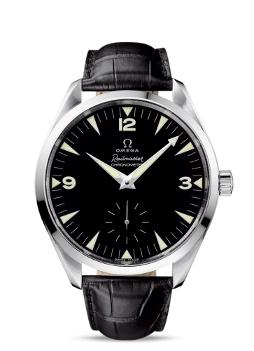 Omega Railmaster 221.53.49.10.01.002 Black 49.20 mm Handwound