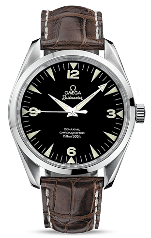 Omega Railmaster 2802.52.37 Black 42.20 mm Automatic