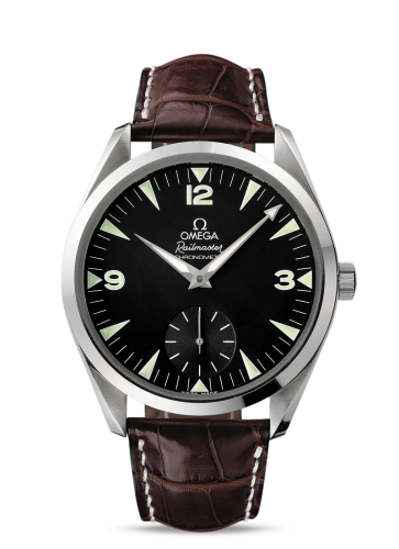 Omega Railmaster 2806.52.37 Black 49.20 mm Handwound