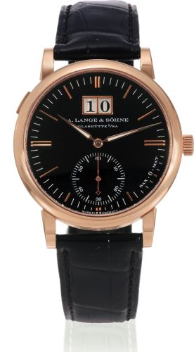 A. Lange & Sohne Saxonia 308.031 Black 37.00 mm Automatic
