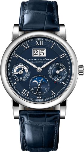 A. Lange & Sohne Saxonia 310.028 Blue 38.50 mm Automatic