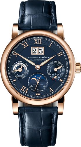 A. Lange & Sohne Saxonia 310.037 Blue 38.50 mm Automatic