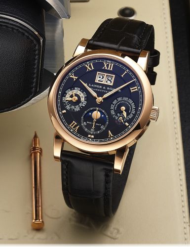 A. Lange & Sohne Saxonia 310.047 Black 38.50 mm Automatic