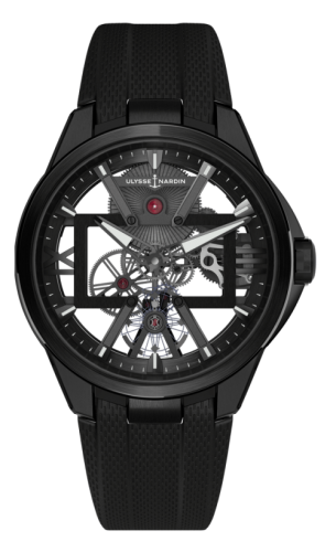 Ulysse Nardin Executive 3713-260-3/BLACK Skeleton 42.00 mm Handwound