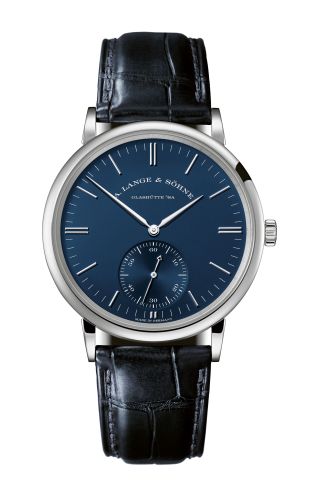 A. Lange & Sohne Saxonia 380.028 Blue 38.50 mm Automatic