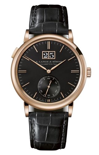 A. Lange & Sohne Saxonia 381.031 Black 37.00 mm Automatic