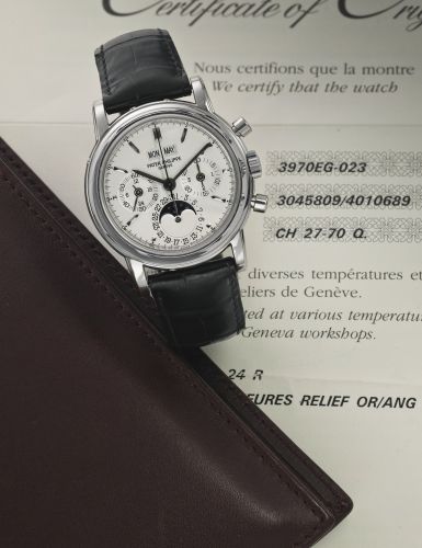 Patek Philippe Grand Complications 3970EG-023 Silver 36.00 mm Handwound