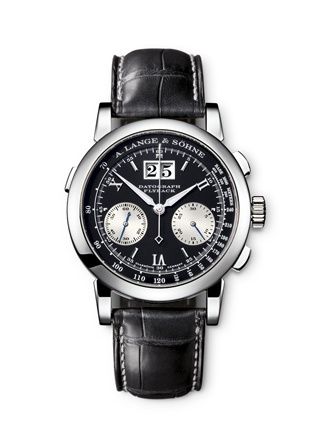 A. Lange & Sohne Saxonia 403.035 Black 39.00 mm Handwound