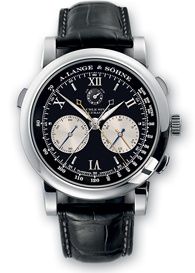 A. Lange & Sohne Saxonia 404.035 Black 43.20 mm Handwound