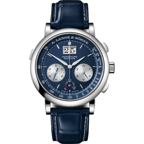 A. Lange & Sohne Saxonia 405.028 Blue 41.00 mm Handwound