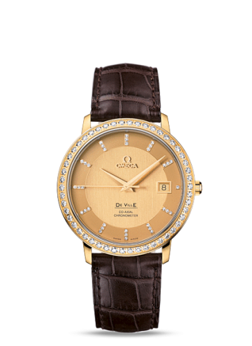 Omega De Ville 413.58.37.20.58.001 Champagne 36.50 mm Automatic