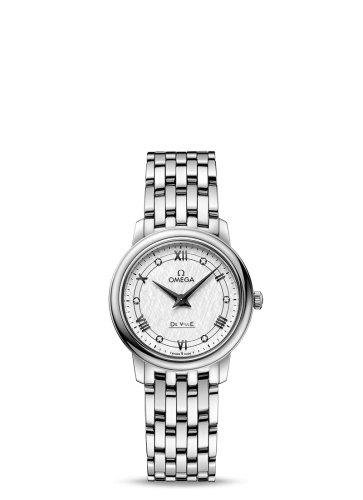 Omega De Ville 424.10.27.60.52.002 Silver 27.40 mm Quartz