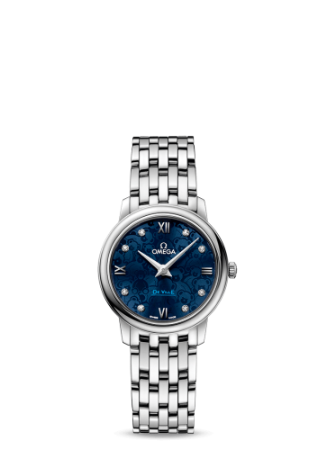 Omega De Ville 424.10.27.60.53.003 Blue 27.40 mm Quartz