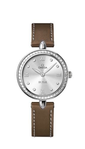 Omega De Ville 424.17.27.60.52.001 Silver 27.40 mm Quartz